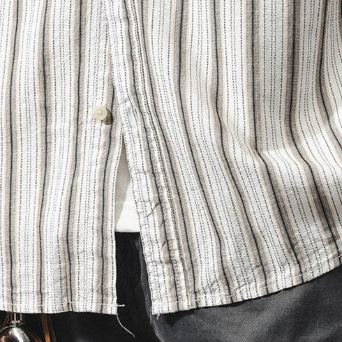 Vintage Stripe Relaxed Shirt P1847